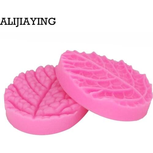 M0310 2Pcs/set Leaf Silicone Mold Fondant Mould Cake Decorating Tool Chocolate Mold, Sugarcraft, Kitchen Accessories