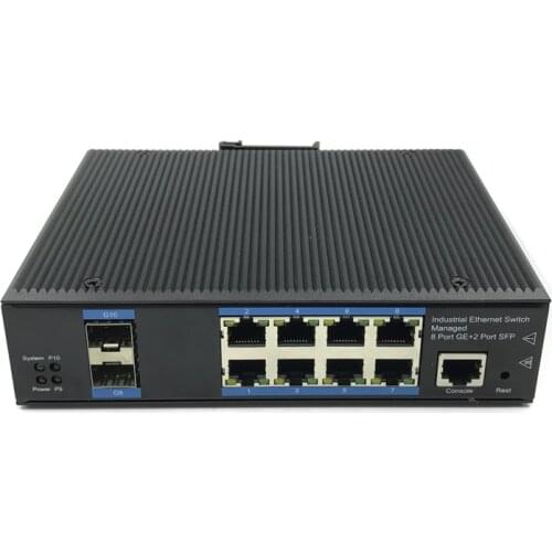 Outdoor industrial grade management POE switch 10/100/1000M industrial grade switch network rack network switch poe switch