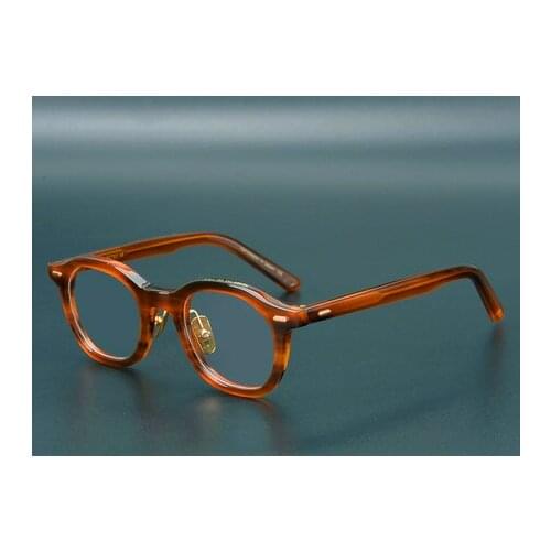 High Quality Acetate Leisure business Style Glasses Men Retro Vintage Prescription Glasses Women Optical Spectacle Frame 2020