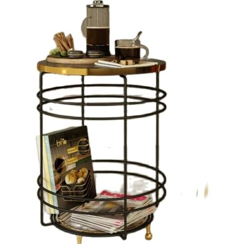 Coffee Table Side Center Metal Nesting Table Gold Leg Bookcase Shelf mesa auxiliar table basse de salon القهوة الجداول furniture