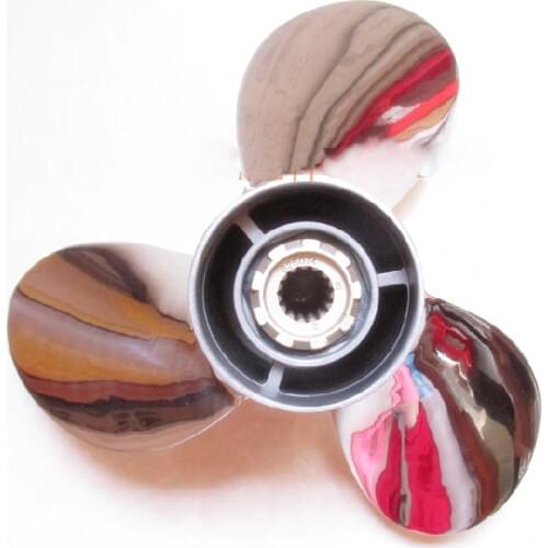 Outboard Stainless steel Propeller 15 slots 17 inch For Mercury 60-115hp boat engines Mode number 13.25X17P