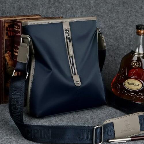 Oxford Cloth Mens Bag Shoulder Bag Casual Messenger Bag Fashion Mens Bag Canvas Cross Bag Male Vertical Small Backpack