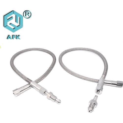 1/4NPT Female Compressor air Gas Stainless Steel Flexible Hose high pressure 150cm 200cm