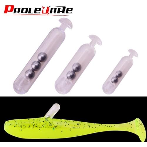 20pcs/Lot New Jig Fishing Soft Lure Glass Rattles Insert Tube Rattles Shake Attract Fly Tie Tying Fishing Rattle Worm Biat