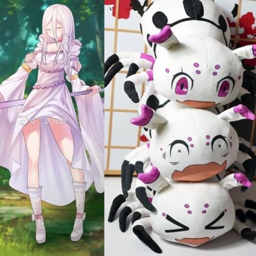 3 Models Japan Anime I'm a Spider So What Plush Doll Cosplay Props Toy Halloween Christmas Cosplay 3 dolls