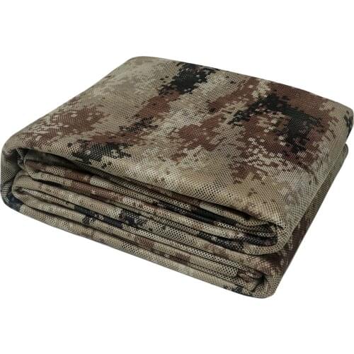 300D Single Camouflage Mesh Fabric Cloth Shade Net Camo-net Garden Home Decoration Fence Outdoor Shade 1.5M Wide Awning Cover