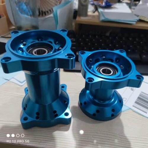 CNC Aluminum Rim Hub 15MM Wheel Axle Hole Front Or Rear Rims Hubs For 10 12 14 17 inch Dirt Pit bike Motocross Wheel Tyre