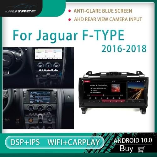 Android Radio For Jaguar F-TYPE 2016-2018 Car GPS Navigation Multimedia radio Player CARPLAY Auto Stereo