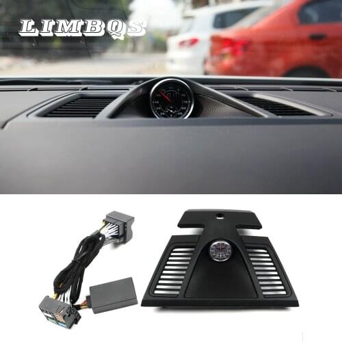 Car stopwatch for porsche Panamera 2010-2016 interior dashboard center clock compass time electric meter clock accessional