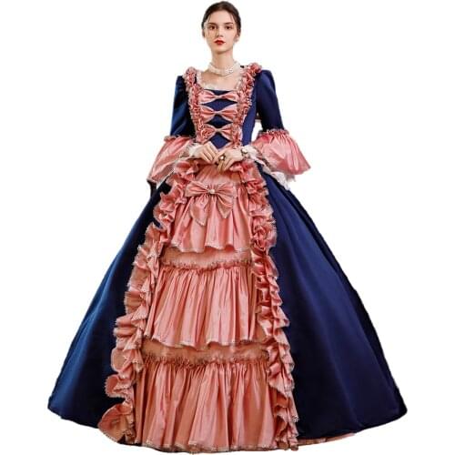 18th Century High-end Court Rococo Baroque Marie Antoinette Ball Dresses Historical Period Victorian Renaissance Gown ball