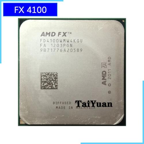 AMD FX-Series FX-4100 FX 4100 FX4100 3.6 GHz Quad-Core CPU Processor FD4100WMW4KGU Socket AM3