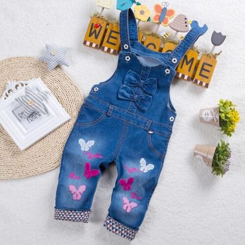 DIIMUU Denim Overalls For Girls