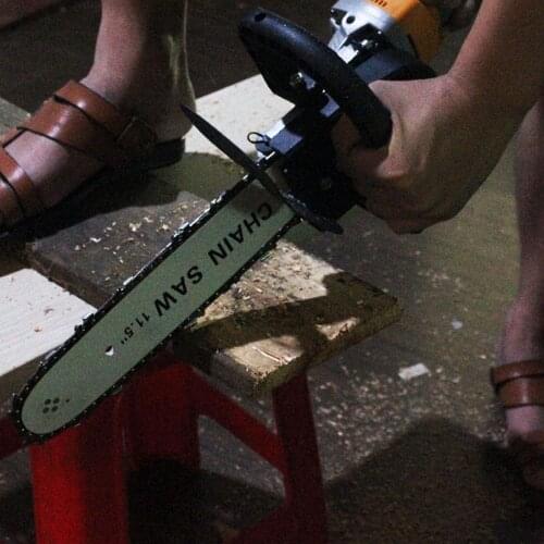 Electric Angle Grinder 11.5-inch Electric Chain Saw Torque Converter Guide Rod Spring Steel Chain Material High Carbon Steel