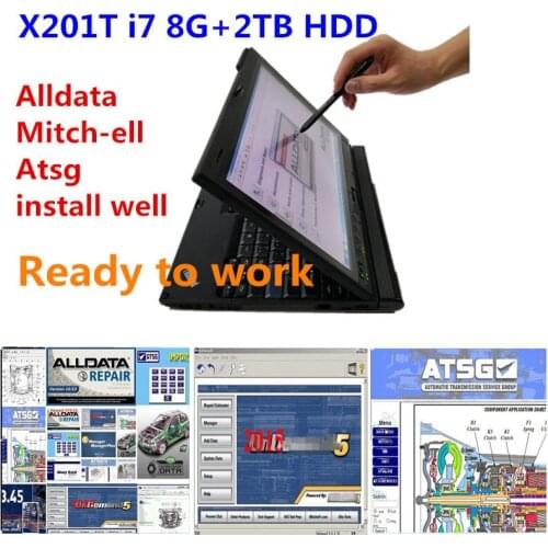 2021 Hot All Data Software alldata 10.53 Mit..Ch-ell ATSG in 2TB HDD installed in x201t i74G Iaptop touchscreen ready to use