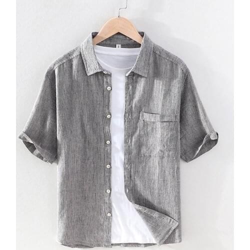 2021 Summer new style Suehaiwes brand Italy fashion shirt men short-sleeved solid shirts for men tops mens clothing chemise