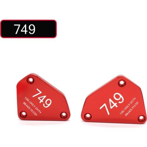 LOGO 749 For Ducati 749 749S 749R High quality CNC Front Brake Clutch Oil Reservoir Fluid Cap