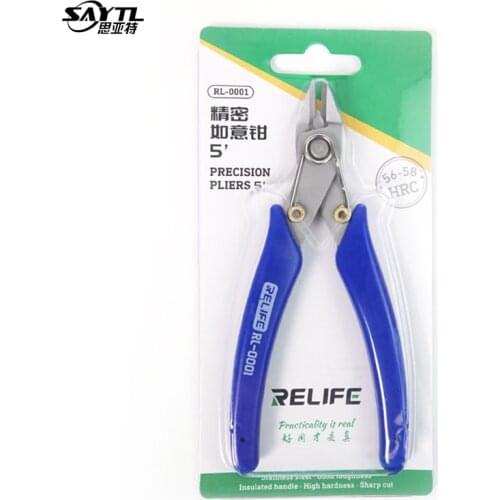 SAYTL Multifunction Electric wire cutting pliers cutter shears diagonal side cutting pliers Mini Hand Tool Plastic PCB pliers