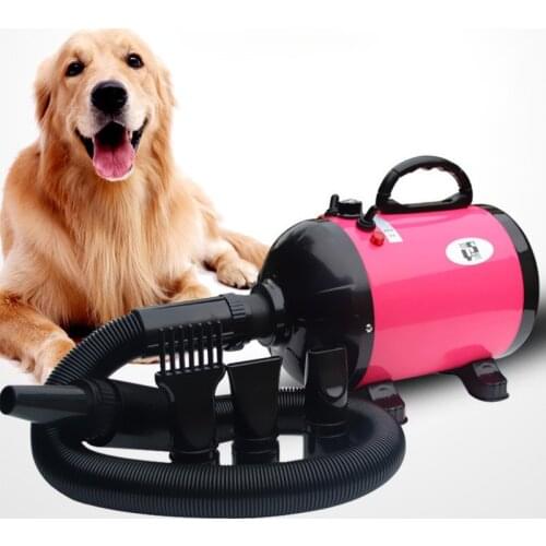 Powerful Dog Hair Dryer For Small Medium Large Pet Dogs Cat Grooming Shower Blower Warm Wind Fast Blow-dryer Animal