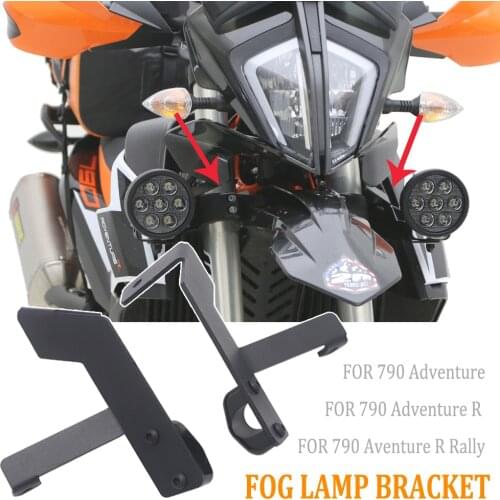 Motorcycle Extension Spotlight Bracket Holder Spot Light Mount For 790 Adventure R / R Rally 790ADV 790 ADV R 2019 2020