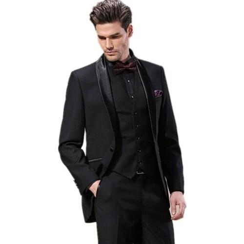 New Classic Men’s Suit Smolking Noivo Terno Slim Fit Easculino Evening Suits For Men Style Tuxedo Custom Business Prom Bridegroo