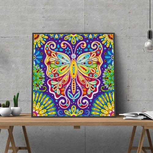 Luminous Butterfly 5D Diamond Painting алмазная вышивка полная Home Decor Kitchen Corridor Painting