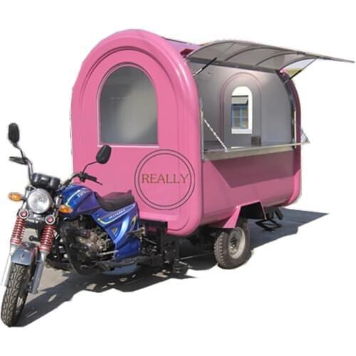 Gasoline street food tricycle food cart, street style food truck food tuk tuk