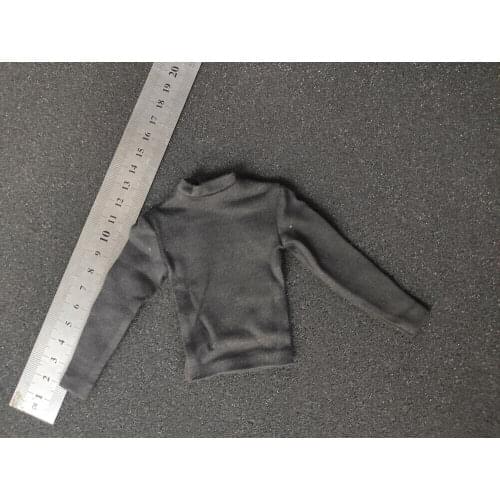 1/6th Agent Black Sweater Model for 12" Action Doll