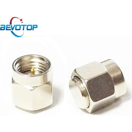 1pcs 1W 6GHz 50 ohm SMA Male RF Coaxial Termination Dummy Load Nickel Plated Cap Connectors Accessories