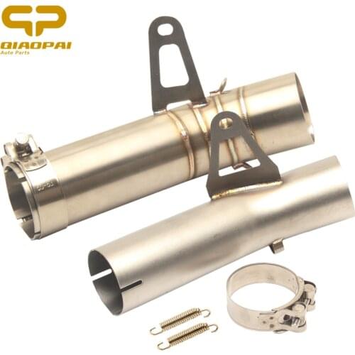 1PC Motorcycle Exhaust Pipe Connect Middle Tube 60MM Scooter Clamp for BMW S1000rr S1000 RR Exhaust Moto Accessories 2010 -2016