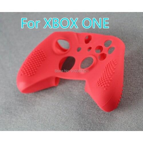 10pcs Silicone Rubber Case Soft Skin Protective Case Protector Cover For Xbox One S Controller Gamepad Handles