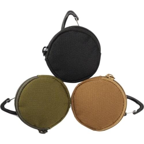 1000D Tactical Wallet Pouch Portable Key Coin Purse With Hook Earphone Holder Bag Mini Waist Bag Outdoor Hunting EDC Pack