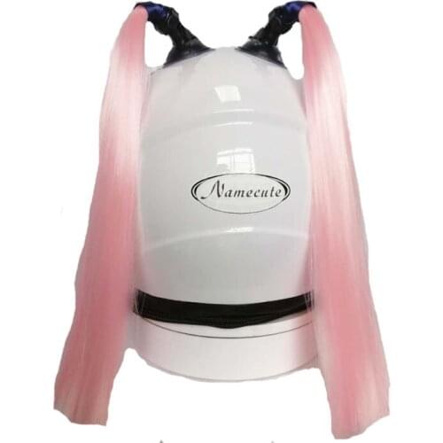 2 Pieces/set DIY Fashion New Motorcycle Punk Style Helmet Braid Lady Braid Wig Motorcycle Helmet Suction Cup Helmet Decoration