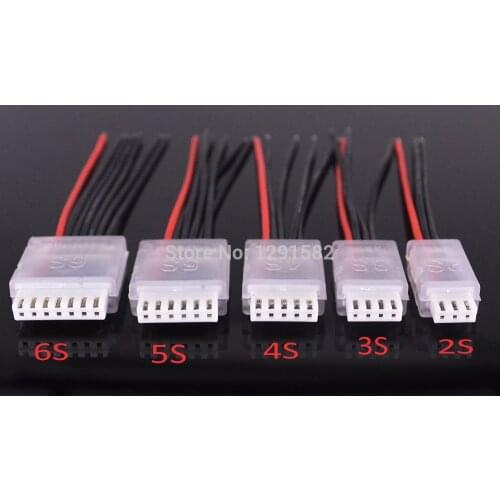 20 PCS 2S 3S 4S 5S 6S JST-XH battery Balance Lead Wire Protector head protector AB buckle clip 2-6s for RC Model Parts