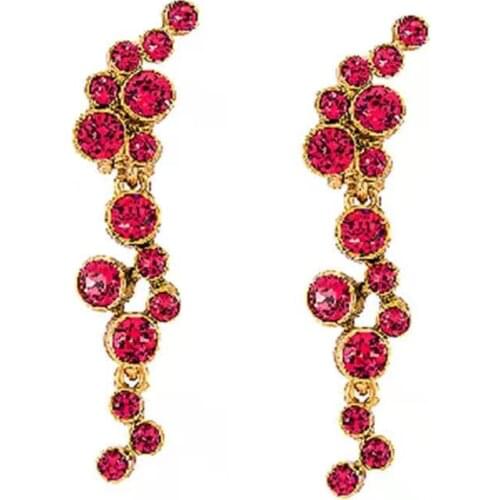 2021 Amybaby Luxury Fashion Vintage Crystal Stone Womens Stud Earring Jewelry For Party