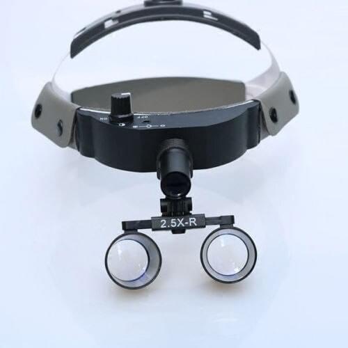 3W Medical Surgical Headlight Dental Lab Headlight With 2.5X Medical Magnifier