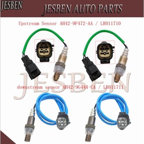 4pcs AH42-9G444-CA AH42-9F472-AA Front Rear Lambda O2 Oxygen Sensor for LAND ROVER Range Rover L322 MK3 Sport LR4 5.0L 2009-2013