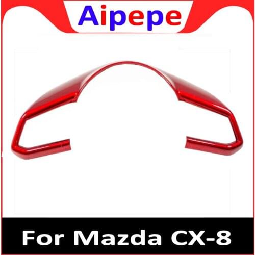 For Mazda 6 Atenza 3 Axela 2 Demio CX-3 CX-4 CX-5 CX-8 2017-2019 Steering Wheel Sequin Cover Trims ABS Car Interior Accessories