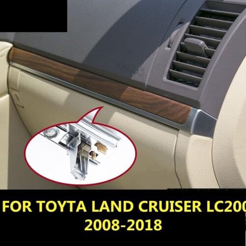 FOR TOYOTA LAND CRUISER LC200 2008-2018 Wood grain color lined sleeve gear panel trimming sleeve instrument panel car decoration
