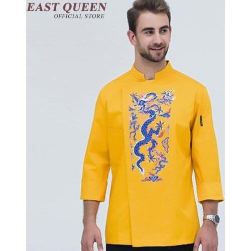 Chef uniform clothes cook uniform chef costume clothing japanese restaurant uniforms KK1727 H