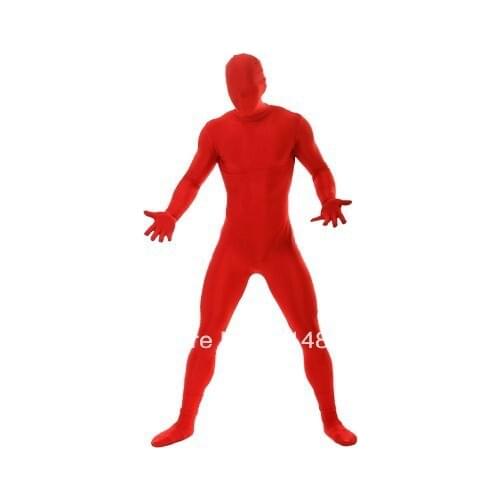 Red Fullbody Spandex Zentai Suit Catsuit