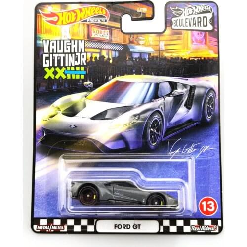 2020 Hot Wheels Car FORD GT 1/64 Boulevard Real Riders Collection Metal Diecast Model Cars Toys