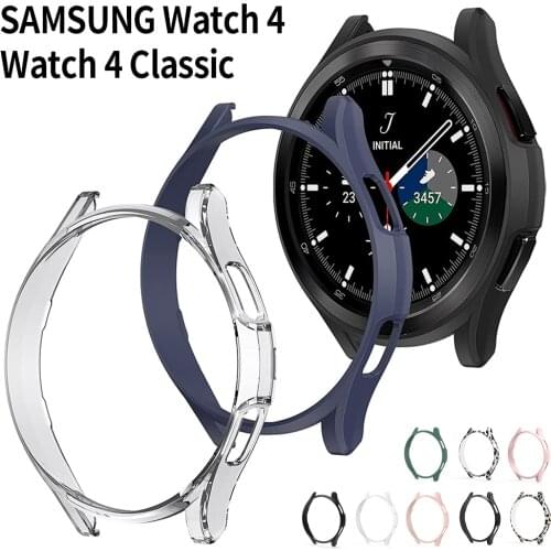 PC Matte Watch Cover for Samsung Galaxy Watch 4 40MM 44MM Watch 4 Classic 42mm 46mm Case All-Around Protective Bumper Shell