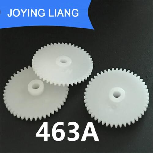 463A 0.5M 24MM Gear Wheel Modulus 0.5 46 Tooth 3mm Hole Plastic Gear Disc Toy Accessories 10pcs/lot