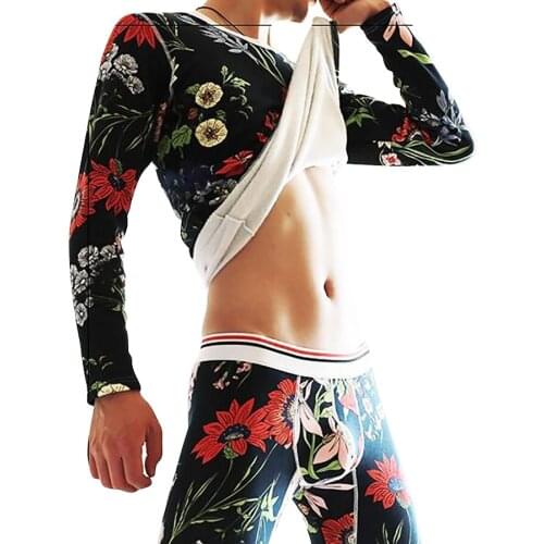 Men Long Johns Thick Velvet Winter Warm Mens Pants Elastic Fashion Mens Cotton Sexy Underwear Man Thermal Long Johns Sets