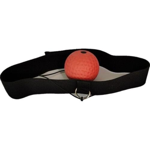 Head-mounted Boxing Speed Ball Releave Air Strike Shot Fight Training Bounce Reaction Fitness Ribbon Rubber Foam Tennis Ball