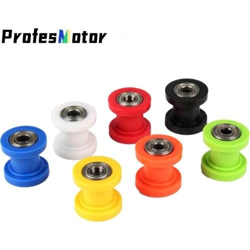 7 Colors 8MM 10MM Guide Sprockets Bearing Roller Pulley Wheel Tensioner Guide For Pit Dirt Bike Motocross ATV CRF CR XR CNC-110