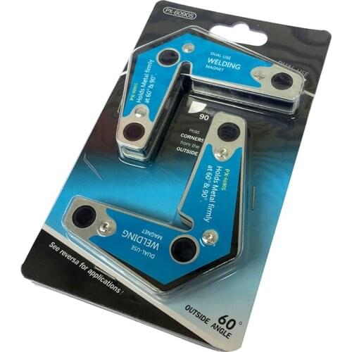 Multi-angle Mini Welding Magnets Neodymium Clamp Holder Never Degaussing Lifting Welding Positioner 60 90 Degrees 2pcs/Set