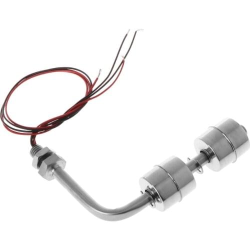 Stainless Steel Right Angle Water Level Sensor Liquid Float Switch for Tank Pool Water Float Switch 10W