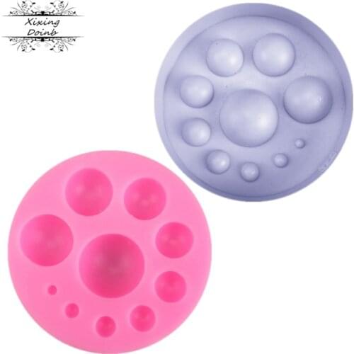 DIY semi circle silicone mold soft candy mold cake decoration tool hemispherical Chocolate Mold kitchen cooking tools