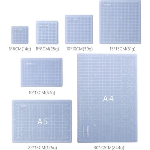 Translucent PVC Cutting Mat Patchwork Pad Artist Manual Rubber Carving Tool Double-Sided Printing Self-Healing Cutter Board